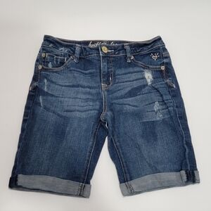 Girls Justice Bermuda Jean Shorts Size 12 New without tags!
